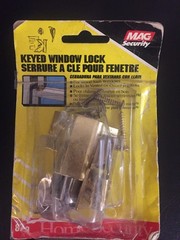 MAG SECURITY KEYED WINDOW LOCK NEW OPEN PACK 8749