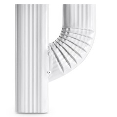 Gutter Downspout Y Connector 2×3 Upright .019 Aluminum – Prevents Moisture