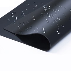 Solid Black Rubber Gasket Sheet Rolls Smooth Flooring Mat 500mm*500mm Antislip