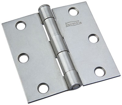 Plain Steel Removable-Pin Broad Hinge, 3 In. – N139-808