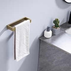 Xiarnotogi Towel Bar 9 Inch Hand Towel Holder Wall Mount Towel Racks For