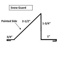 Metal Roof Snow Guards, Snow Stops 20pc 4ft (80ft total)