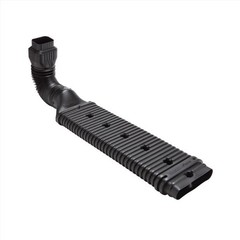 Amerimax StealthFlow 4.75×7.25×43 in Black Vinyl K Downspout Extension