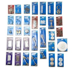 LG Hillman Hardware Essentials Lot 33 pc NEW Door Hinges Stops Sash Locks Pulls