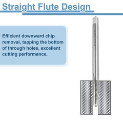 4pcs for Straight Flute Taps 1/4-20 UNC Extra Long Thread 4″