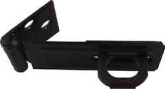 Safety Hasp, Black, 3.25-In.