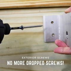Velocity Exterior 3 1/2 Wood Screws DIY Pack (Size #10) Fence Screws for Wood…