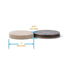 Furnigear Felt Furniture Pads For – Chair Felt Pads Floor