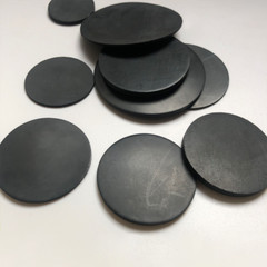 Fluorine Rubber Disc Φ 5mm-150mm Solid Round Seal Gaskets 1/1.5/2/3/4/5/6/8mm