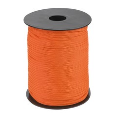 1/8 Inch Polypropylene Rope Braided Ropes, 328ft Nylon Rope Dark Orange