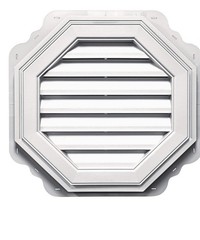 Mid America Octagon Vinyl Gable Vents (In Stock Now) 2 Vent Lot 🔥