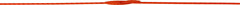 1/4 Inch Neon Orange Dacron Polyester Rope – 500 Foot Spool | Solid Braid – High