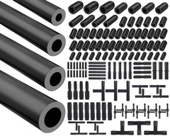 5/32 1/4 5/16 1/2 Automotive Silicone Vacuum Tubing Hose line Kit 5FT with 11…
