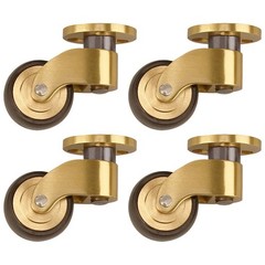 4pcs Brass Casters 360 Degree Silent Bearings for Furniture Use