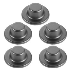 5Pcs Reusable ABS Hole Plug Caps for Ac Wall Sleeve Covers Black Home Use