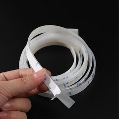 1-30mm Width White Silicone Rubber Seal Strip Gasket Self Adhesive 5-100mm Thick