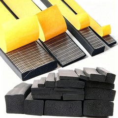 1-60mm Neoprene Self Adhesive Backed Foam Sponge Strip Roll Sheet Tape Seal EPDM