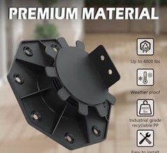24 Pack Of Adjustable Deck Support Pedestals 2.26 Inches Max Height.