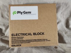 Ply Gem UL Electrical Mounting Block Eblock Island Pearl 3TF4