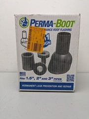 Perma-Boot Adjustable 7.25 in. x 9.75 in. Roof Vent Pipe Boot Repair, Cover Tool