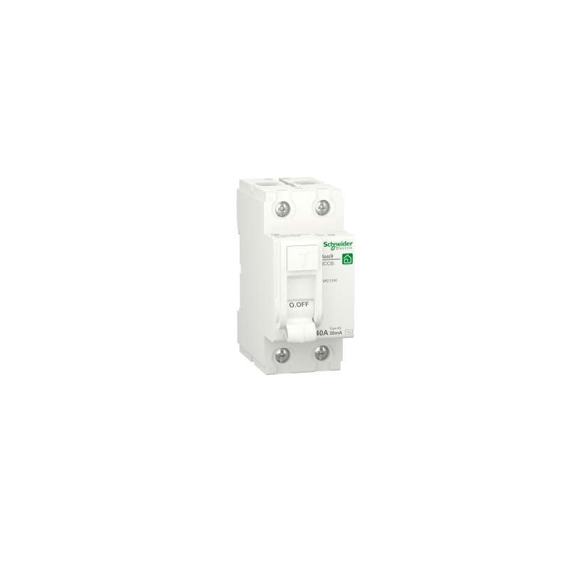 Schneider Differential Switch R9R21240 Resi9 2P 40Amp 30mA Type AC