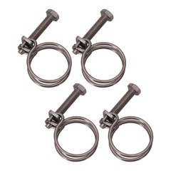 Easy Installation Wire Hose Clamp Strong Clamping Effect Plant Engineering Use