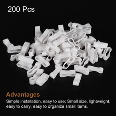Silicone Rubber Bands Rings 200Pcs Non-slip 12mm Dia 0.7mm Thick 5mm Width