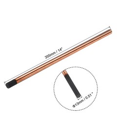 20pcs 13mmx355mm Carbon Arc Air Gouging Rods Copper Graphite Electrode Rods
