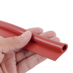 Silicone Rubber P Profile Red Cooker Door Seal High Temp Oven Steam Seals