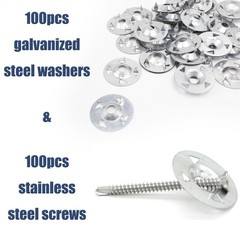 200 Pcs Foam Board 28 mm/ 1.1 inches, 5.8 0.23 M4.2*50mm, silver