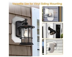 Siding Mounting Kit8141DBL Light Mounting Block with Built-in Box for 1/2 inc…