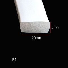 Silicone Foam Seal Strip Sponge Flat Square Strip Non-slip Collision Prevention
