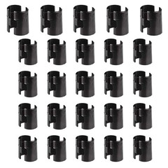 Wire Shelf Clips for 3/4″ Post, 25 Pairs 50 Pieces Wire Shelving Shelf Lock C…