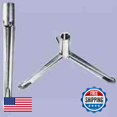 Heng’S Industries Hengs Hgtl Tripod Table Leg Silver 77.140.4 Centimeter