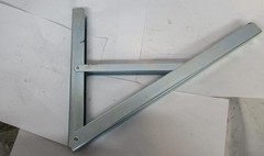 Knape & Vogt 206 ZC 16 , 16″ Folding L Self Bracket