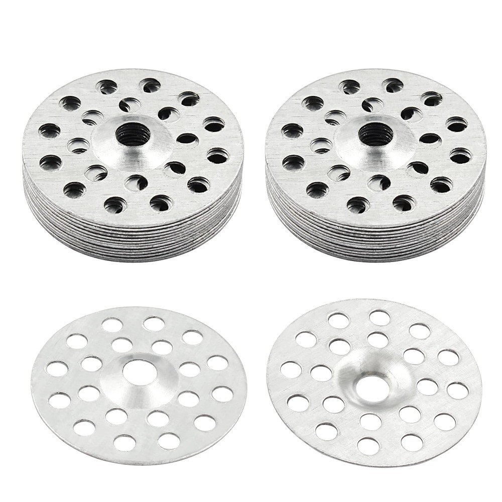 Coufce 100pcs 1 inch Plaster Washers Zinc Metal Washer, Repair 1
