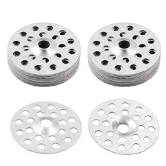 Coufce 100pcs 1 inch Plaster Washers Zinc Metal Washer, Repair 1