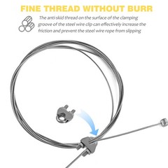 3 PCS Reusable Wire Rope Clip Clips Fitting Rigging Hardwares Clamps