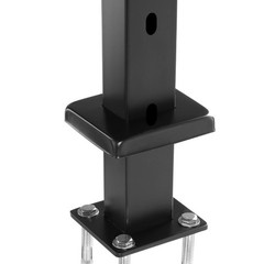 36in 30 deg Cable Post Stainless Black for Stairs