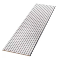 94.5 In. X 24 In. X 0.8 In. Acoustic Vinyl Wall Cladding Siding Board in Double