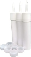 Reusable Empty Caulk Tube – REFILLABLE CAULKING Cartridge 10 10 Ounce, White