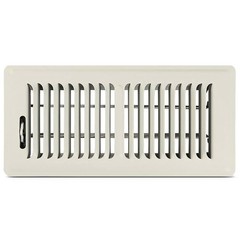 Shoemaker 4×10 Floor Register – Khaki Light Heavy Duty Metal Floor Vent Co