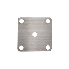 Stainless Steel 304 Grade Base Plate-Square for 1/8″ (3.0mm) Thickness – 10 Pcs