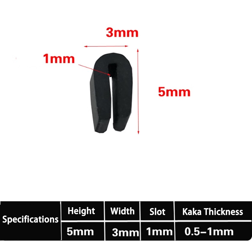 U-Shaped Rubber Sealing Strip Flat/Round Bottom Edging Trim Seal Protector Strip