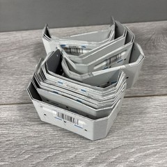 Amerimax Home Products 3 in. x 4 in. White Aluminum Downspout Clip 37 Pcs Lot