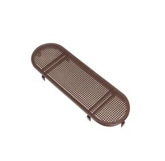 EAP412BR Master Flow 4×12 inch Built-In Screen Resin Soffit Vent (Pack Of 22)