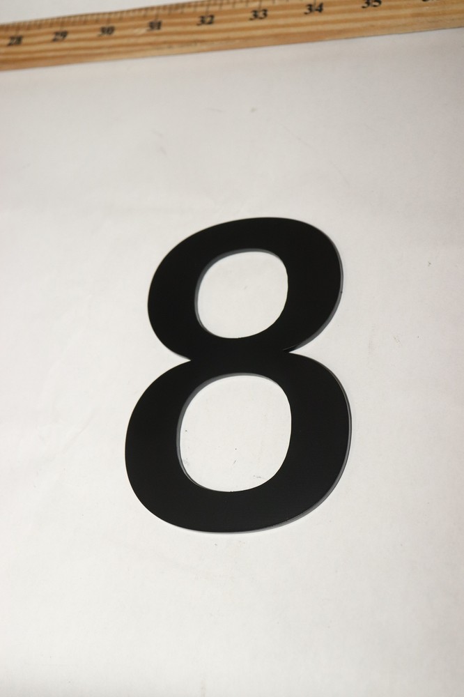 Number 8 Black 5″