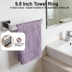 Taun Bathroom Hardware Set 20 Piece Brush Nickel Bathroom Accessories Set