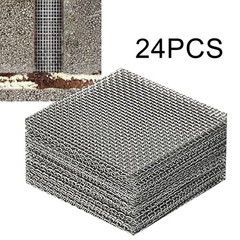 24 Pieces Weep Hole Covers Bendable Window Hole Cover for Home Protection