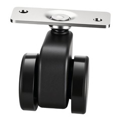 Swivel Casters with Brake – Cold Rolled Steel and Plastic Construction
